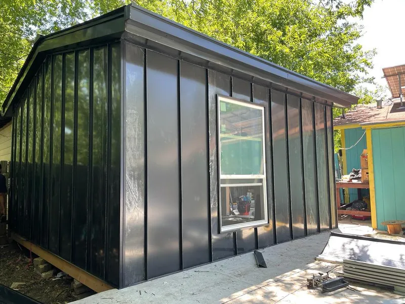 Black standing seam metal wall panels for Metal Roof Installation in Canonsburg