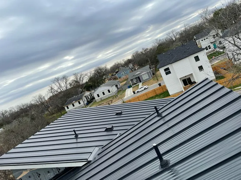 Standing seam metal roof panels with vents for Skylight Repair in Canonsburg